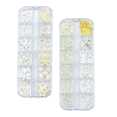 Diamond Eye Makeup Stickers Nail | Dırnaq bəzəkləri