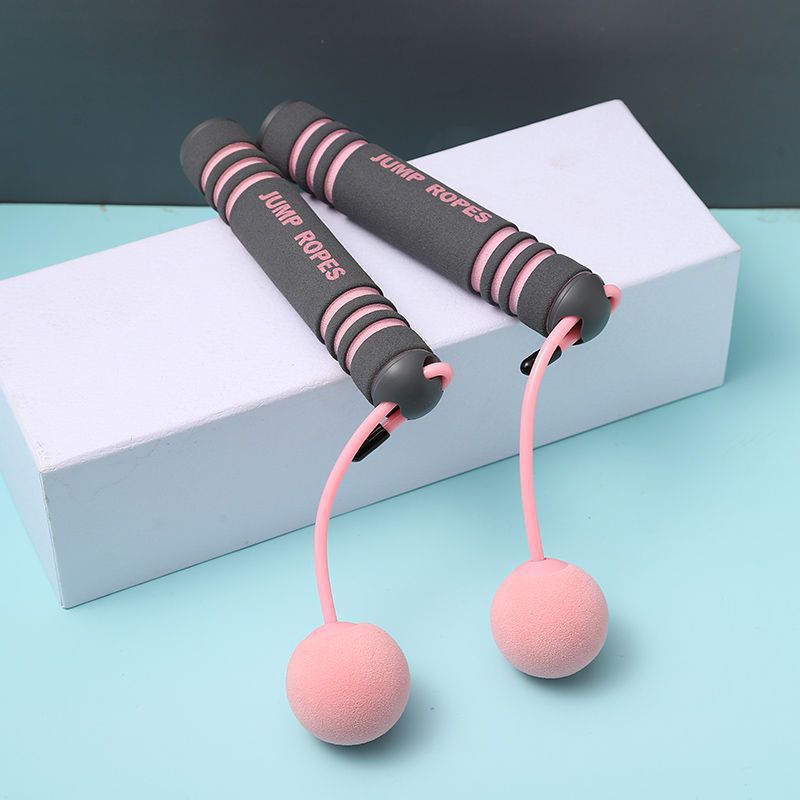Salto de cuerda adulto chicas cuerda de acero de grasa deportes indoor bola de entrenamiento de entrenamiento de la cadena de suministro de comercio fábrica al por mayor