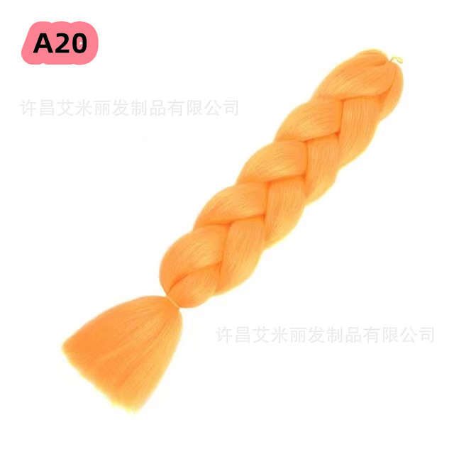 Trenzas africanas con cabello rosa渐 – materiales de alta temperatura, estilo boxeador