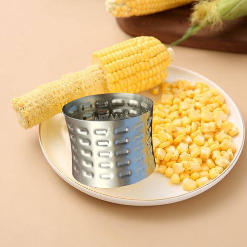 Manufacturer Direct Wholesale Stainless Steel Round 304 Corn Sheller and Separator Kitchen Utensils