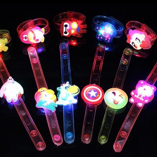 Flash watch children's luminous watch LED flash bracelet luminous watch with soft rubber bracelet wrist watch