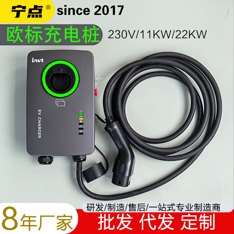 Type2 European Standard Charging Pile 7Kw11Kw22Kw Ac Gun Ev New Energy Electric Vehicle Cross-Border National Cc
