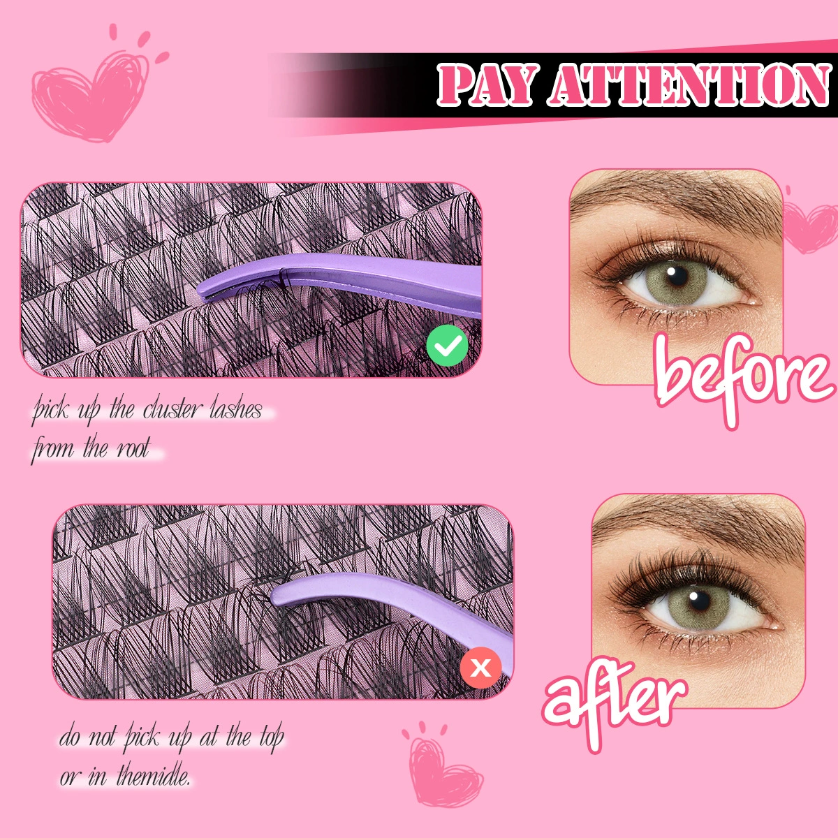 Н eyelashes...
