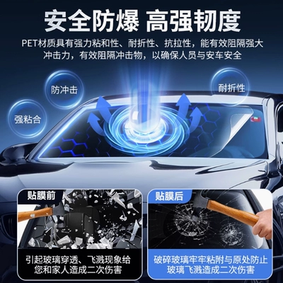 Automotive Film, Glass Film Front Windshield Sunscreen