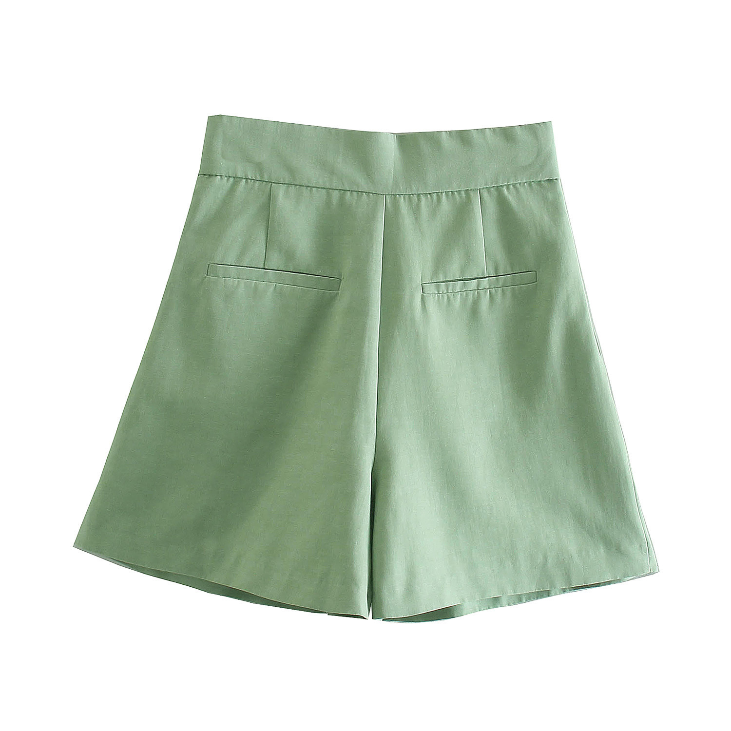 wholesale new fashion high waist slim linen casual shorts NSAM54118