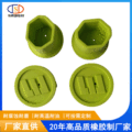 厂家直发橡胶球杆密封套绿色硅胶活塞耐磨损耐疲劳防滑圆形零配件
