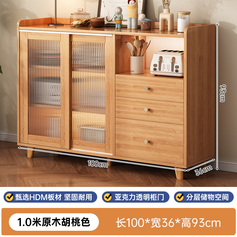 armario de comedor contra la pared armario de almacenamiento integrado armario de estilo japonés armario de almacenamiento de cocina doméstica armario de almacenamiento armario simple armario