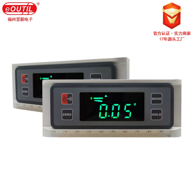 Мини-Цифровой Инклинометр многофункциональный алюминиевый сплав Магнитный цифровой дисплей малый уровень DL1906 прямые продажи с завода