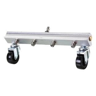 Cross-border high-pressure Car Washing Machine Accessories car bottom brush car chassis cleaning stainless steel 1/4 Quick insert universal wheel