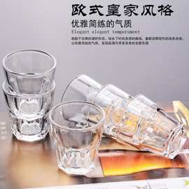 特价 钢化啤酒杯加厚八角杯茶杯水杯创意杯KTV酒吧家用玻璃杯包邮