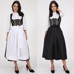 ハロウィーンドイツビール祭りバイエルン伝統衣装ビール服COSメイドバーワンピース