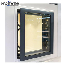 厂家供应可定制明框隐框轻质耐腐蚀手动式铝合金幕墙式平推窗系统