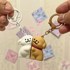 かわいい学生用ランドセルペンダント、大学受験卒業シーズンの立体ギフト、漫画の磁気ラインドッグキーホルダーペンダント