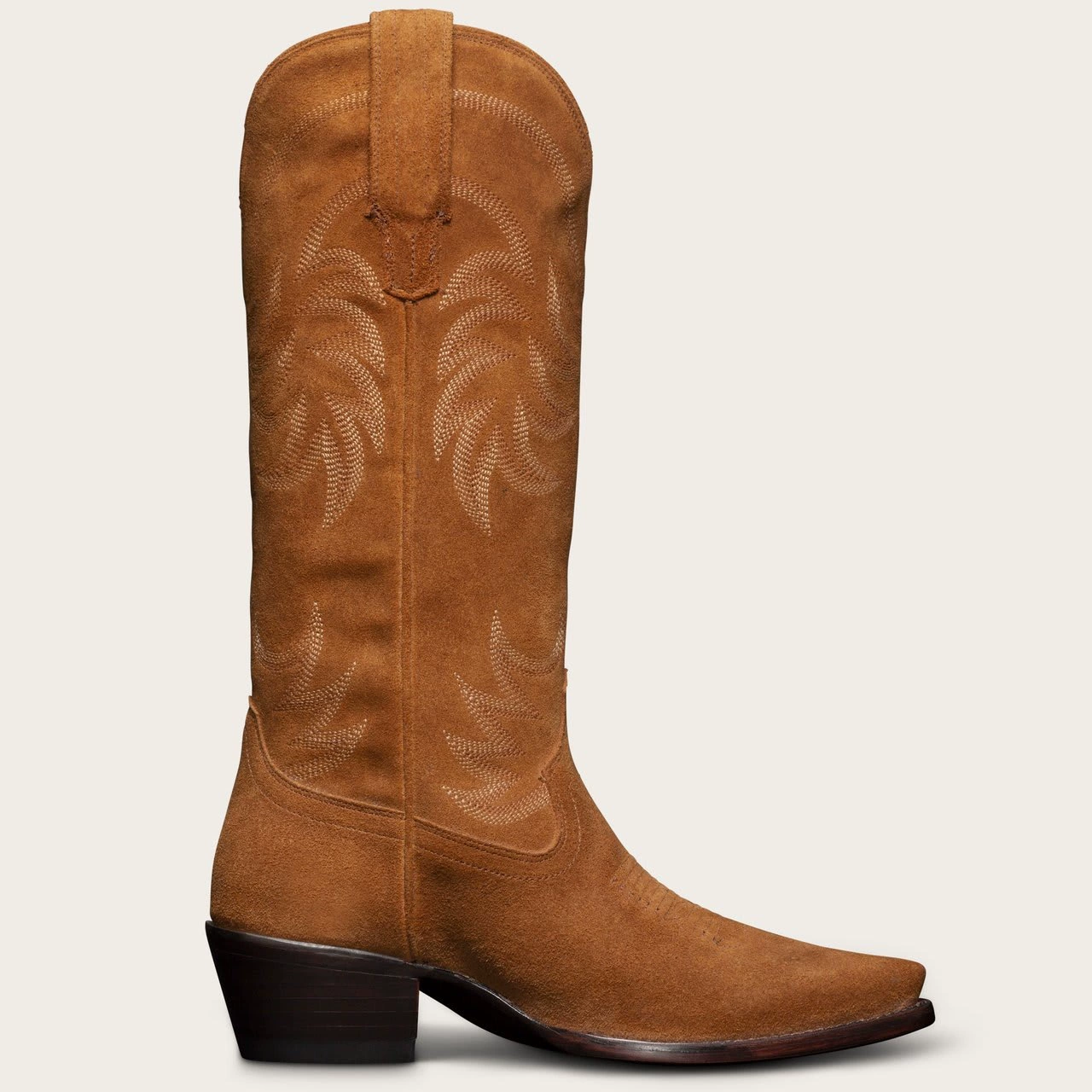 Трансграничная фабрика внешней торговли осень и зима Внешняя торговля плюс размер винтажная вышивка на толстом каблуке средние сапоги остроносые Большие размеры всадника сапоги