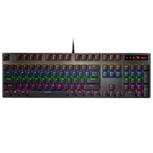 雷柏V500PRO机械键盘黑青茶红轴104键游戏电竞lol台式笔记本电脑
