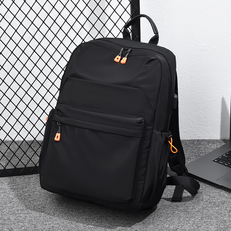 Cross-Border Backpacks, New Models That Can Be Printed with Logo, Business Commuting Computer Backpacks, Trendy School Bags for Junior High School and High School Students