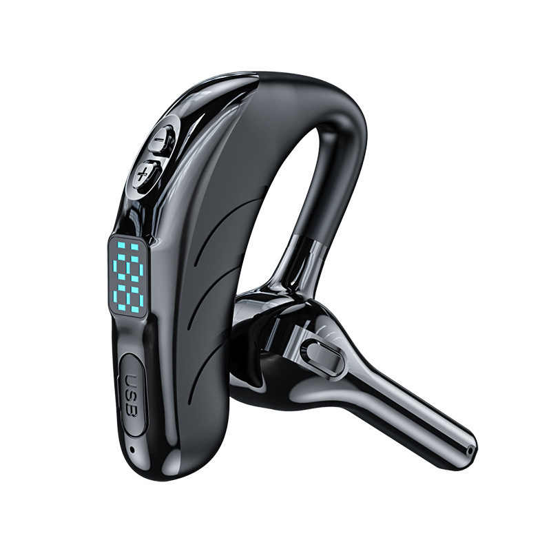 X13 wireless Bluetooth headset power display ENC dual microphone noise reduction car Sports ear-hanging ultra-long standby battery life X13 wireless Bluetooth headset power display ENC dual microphone noise reduction car Sports ear-hanging ultra-long standby battery life