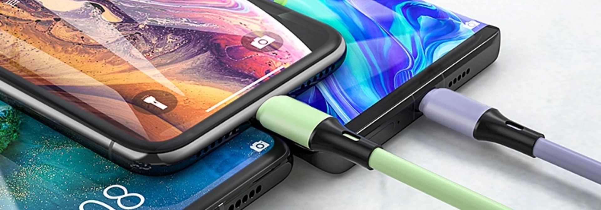 5A Fast Charging Three-in-one Liquid Data Cable Suitable For Apple, Android, And Huawei Phones, Gift Item_voghion.com