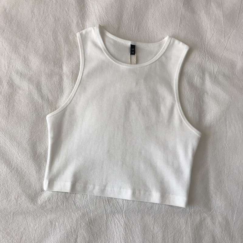 Women'S Gender Streetwear Style Wholesale Women'S Streetwear Solid Color Tank Tops