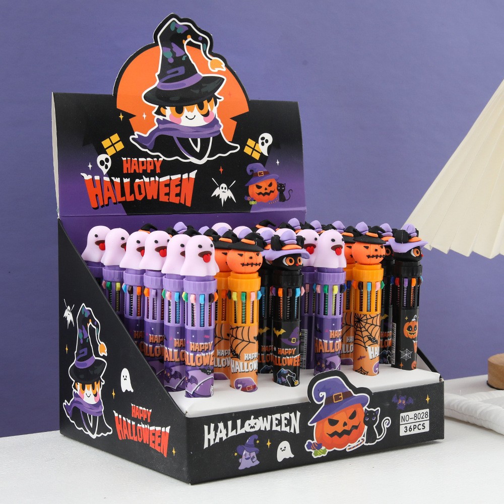 Coreano de dibujos animados lindo mascota colección multi-color pluma linda chica diez colores bolígrafo estudiante diario pluma de color