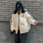 条纹冬季新款宽松棉服