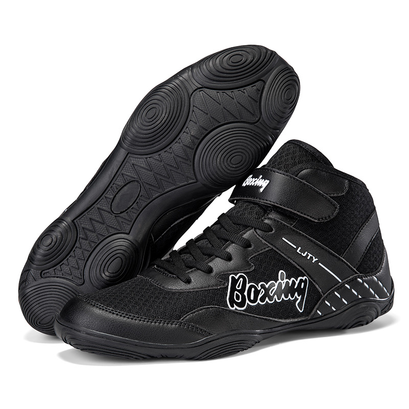 2026 New Amazon Men's and Women's Boxing, Wrestling, Fighting, Squat Shoes, Non-Slip, Wear-Resistant Sanda Training Shoes, Combat Shoes