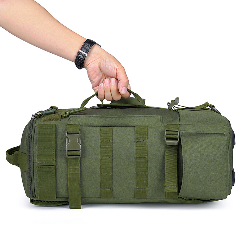 Bolsa de transporte transfronterizo multifuncional de separación seca y húmeda bolsa de pesca de alta capacidad mochila al aire libre montaje de elevadora de pesca