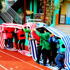 Team-building games, kindergarten wheel rolling outdoor expansion, parent-child activities, fun sports meet, physical intelligence teaching toys