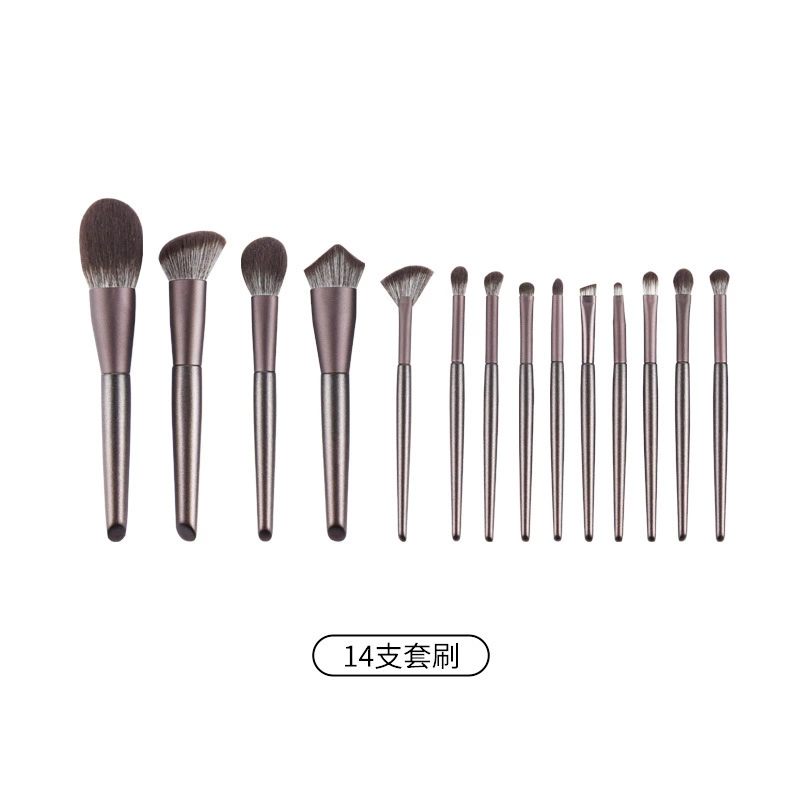 Contour Makeup Brush (Hanami) Multi-Size Sets — 10/14/16 pcs, roll case or pouch options