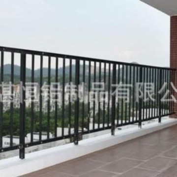佛山铝合金护栏厂家供应三亚楼盘工程阳台护栏 空调栏杆别墅栏杆