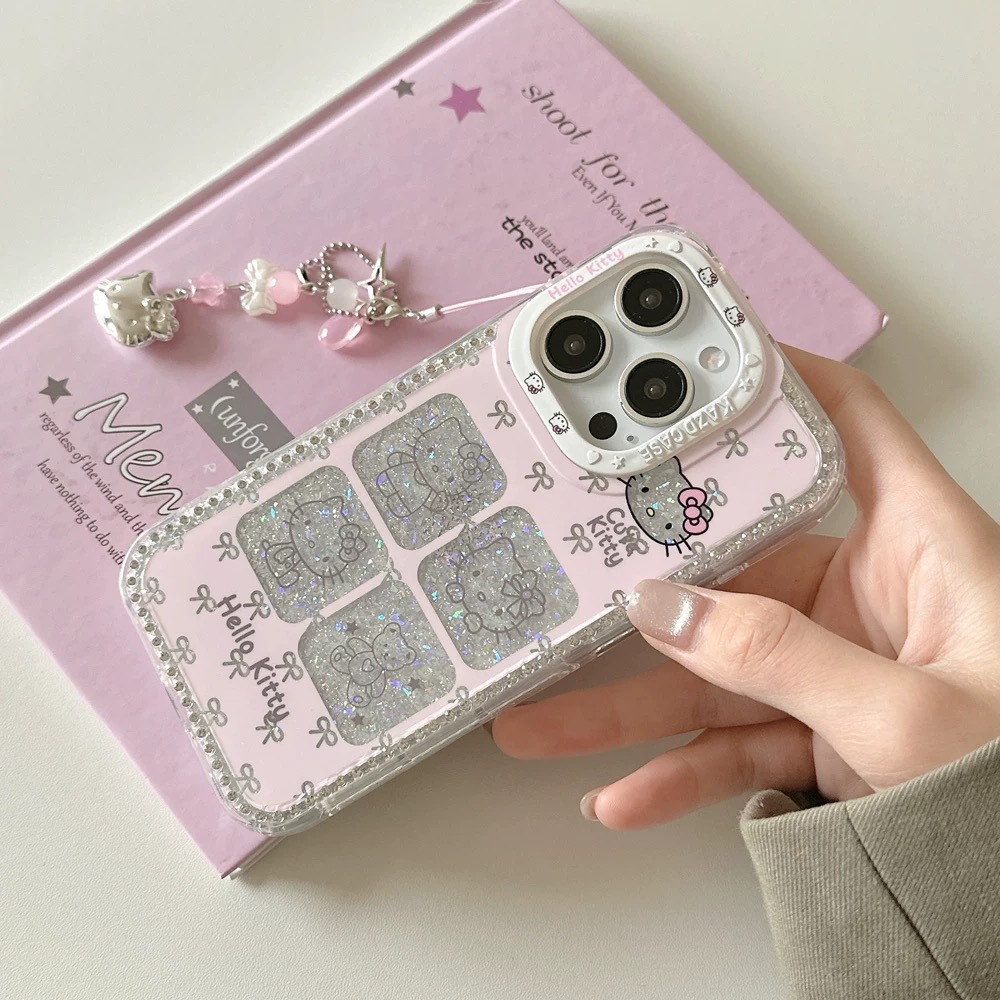 Base colgante de cuatro cuadrados brillo kt msm