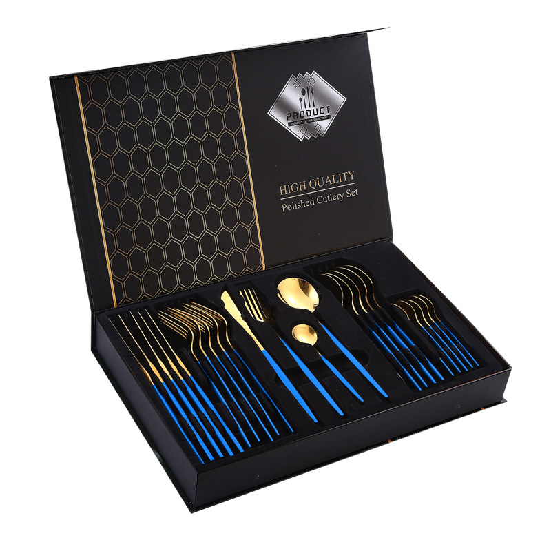 블루 골드 "플립" 24pcs