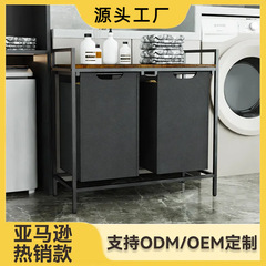 スポットクロスボーダー床置き家庭用シンプルなバスルーム汚れた衣類バスケットシンプルな取り外し可能な収納ボックス汚れた衣類バスケット収納ラック