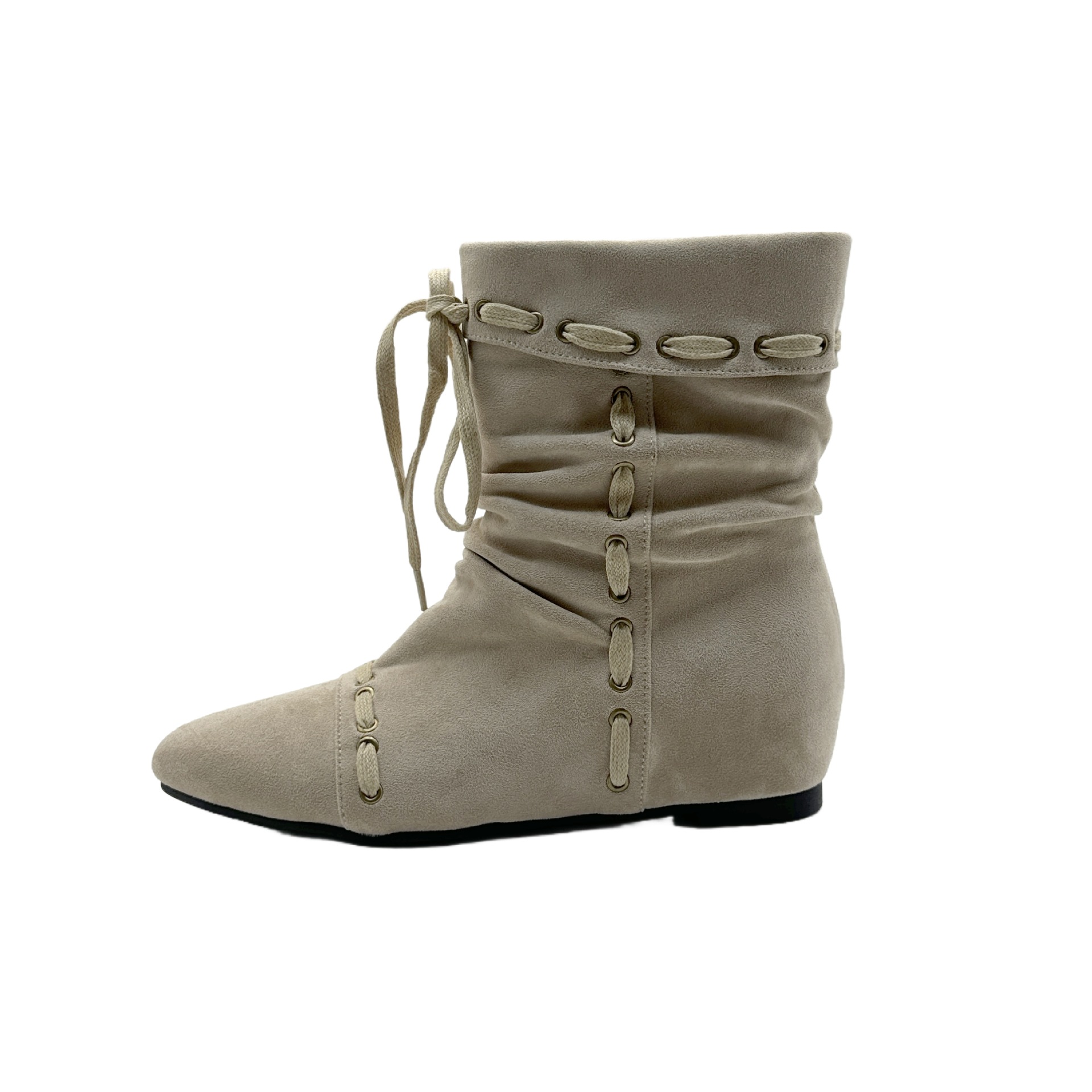 Botines Vaqueros para Mujer de 5 cm, Superfibra, Punta Afilada, Tacón Grueso image 5