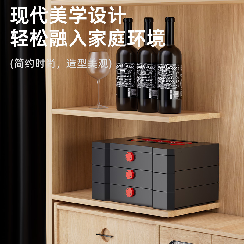 Kit de herramientas domésticas eléctricas de Delissi, caja de herramientas manuales, hardware multicapa, equipo de mantenimiento especial para electricista y carpintero