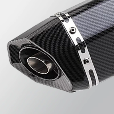 Small hexagonal exhaust pipe Motorcycle exhaust pipe