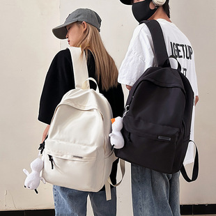 Backpack men's simple travel nylon backpack computer bag women's casual junior high school student schoolbag wholesale