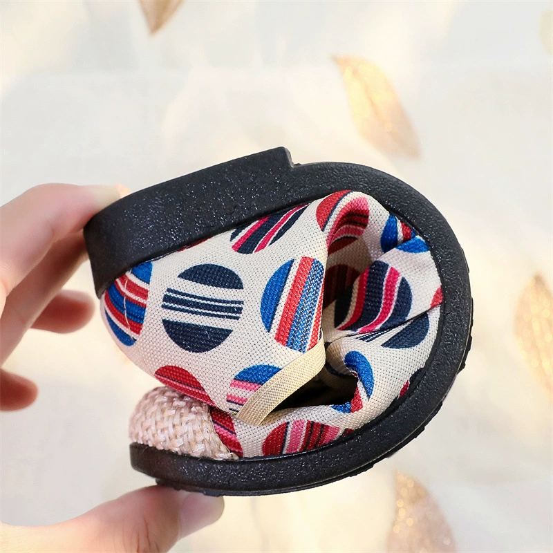 Этнические обувь Slip-On QianyuDe для матери, износостойкие, мягкая подошва, мультяшный цвет и размер