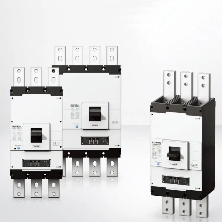 现代HGM250H 3PT4S0000C 00100F塑壳断路器空气开关跳闸漏电保护