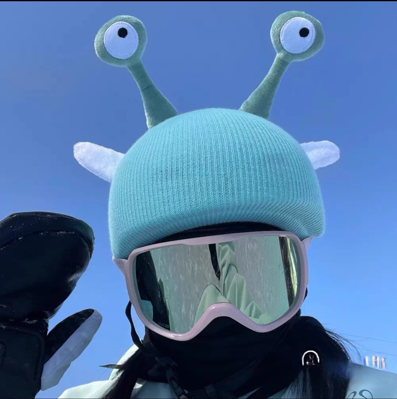 Ski warme Helmabdeckung für Damen und Herren, Skihelm-Abdeckungen, Dekor, Snowboard, waschbar, Outdoor-Sport, niedliches gestricktes Helm-Zubehör – Detail 13