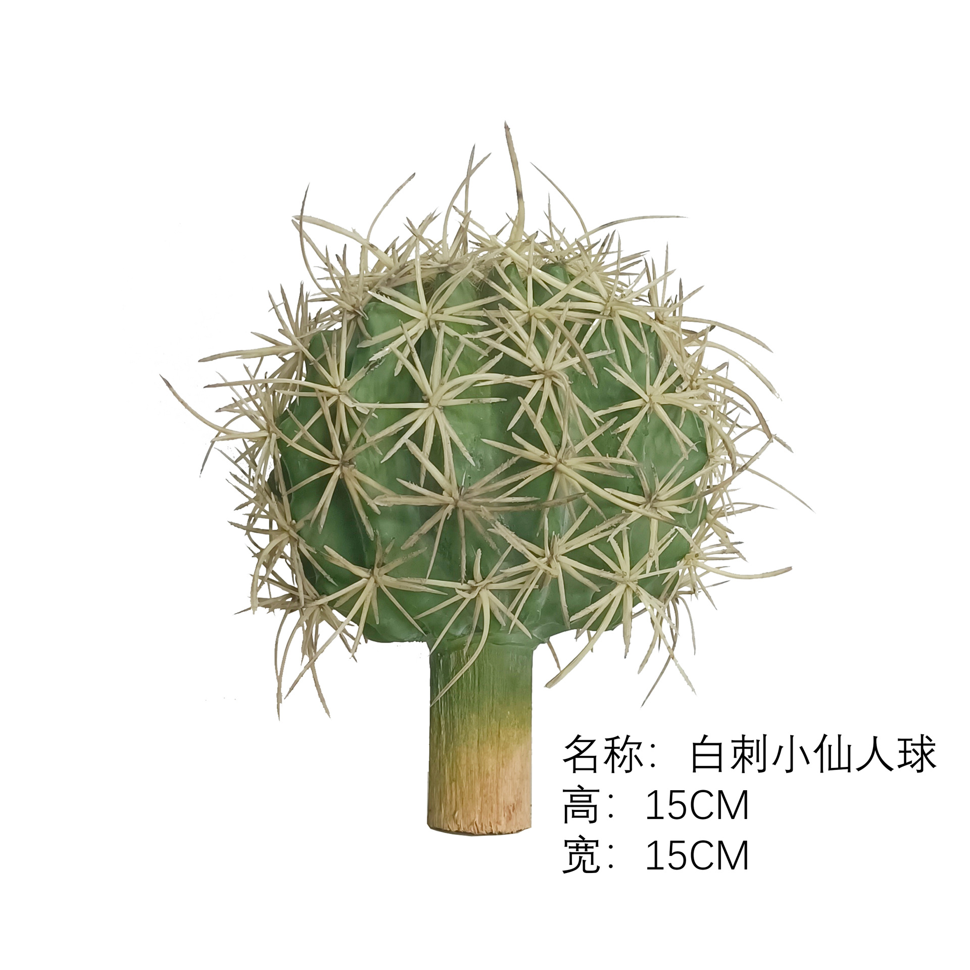 Simulación nórdica Planta verde Pilar de hadas Cactus grande piso interior sala de estar ropa tienda decoración de ventana