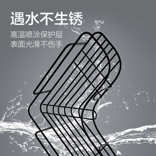 Wholesale household adhesive bathroom storage rack without punching corner toilet bathroom wall storage rack