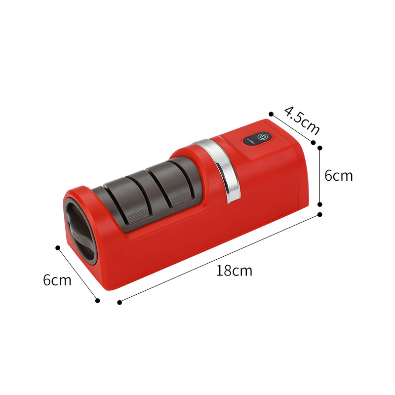 전동칼갈이 - 레드 (충전이 편리함)