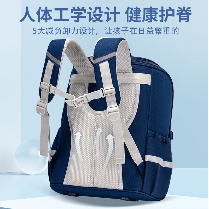 Nuevo estilo de dibujos animados para niños y niñas estudiantes de primaria 1 - 6 grados mochila integral para niños mochila