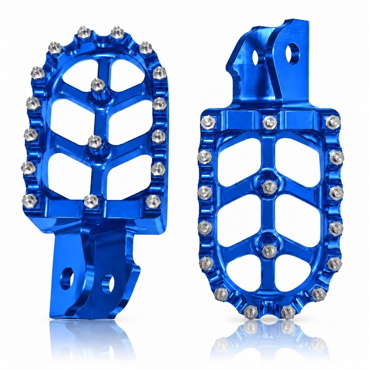 Suitable for off-road motorcycle modification, SURRON aluminum alloy footrests with studs, CNC-machined, exclusively for cross-border sales