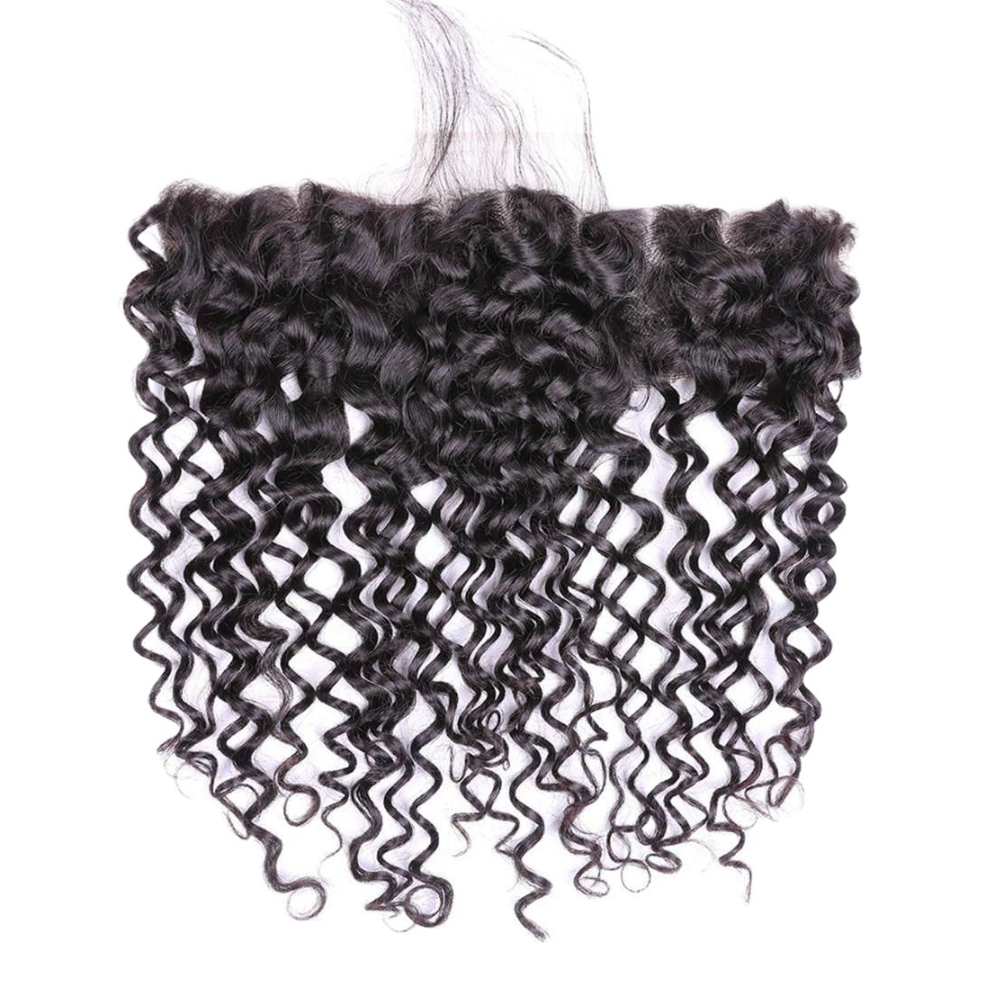 Peluca rizada profunda del bloque del pelo del cordón del bloque del pelo del frontal 13x4 de la onda profunda 13x4