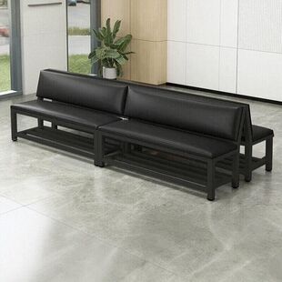 Long Bench Soft Package Gym Stadium Technician Room Sofa Shoe Changing Stool Waiting Backrest Rest Area Long Chair