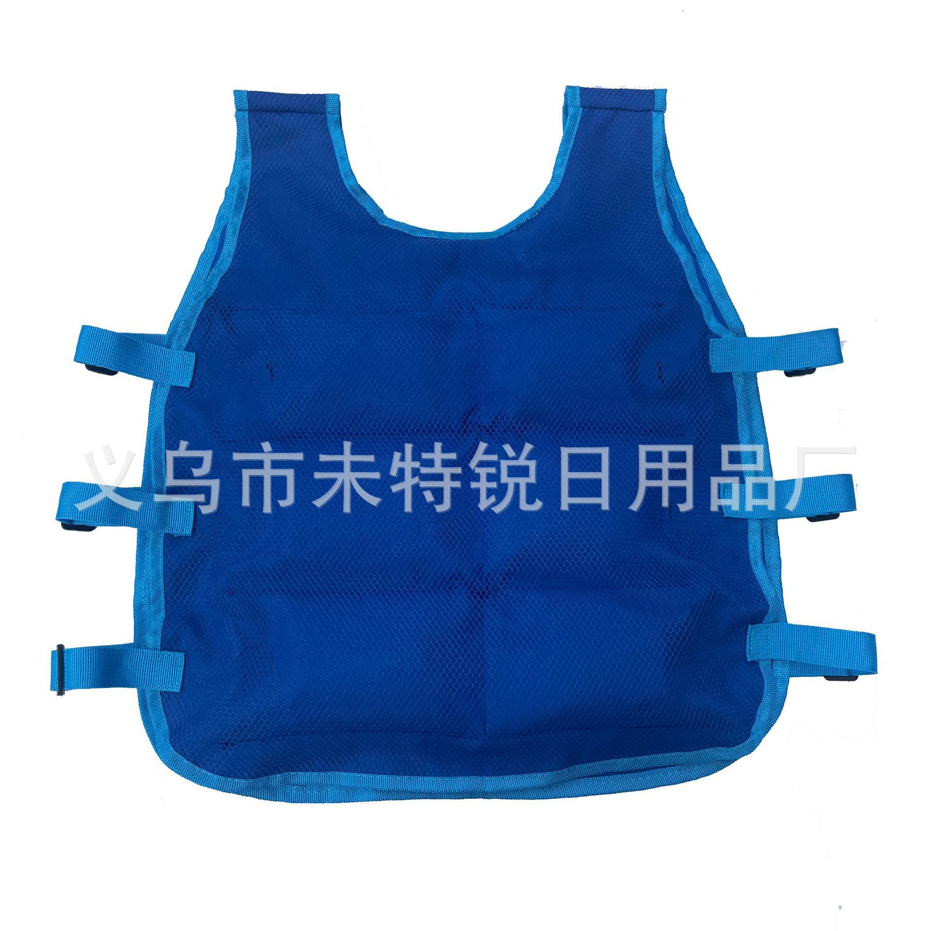 工厂现货冰袋降温马甲夏季降温背心避暑降温冰爽服户外工地衣服