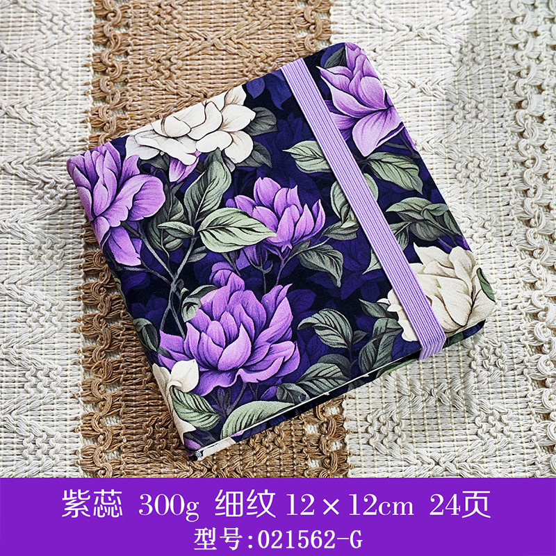 12×12cm [보라색 암술] 가는 선