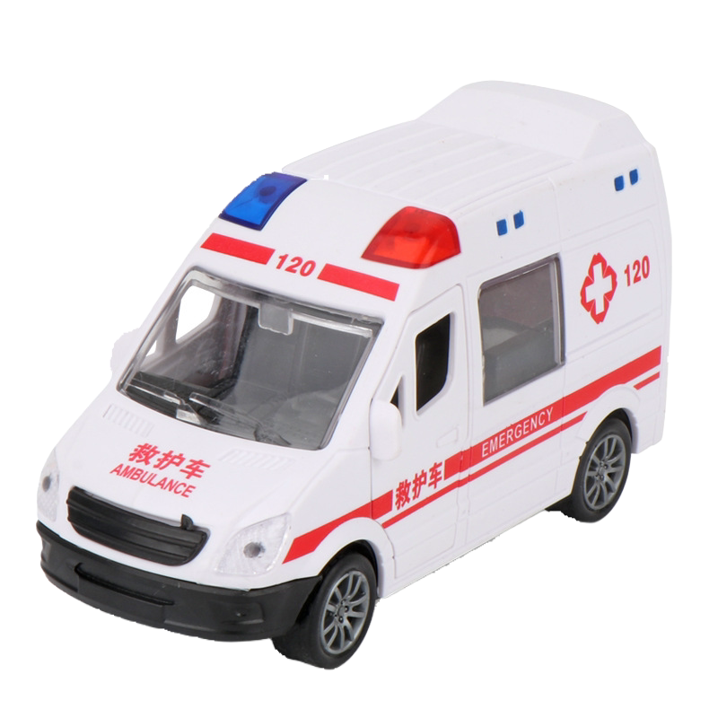 Inertia door can open special police car truck toy rescue boy car simulation car fire truck baby puzzle